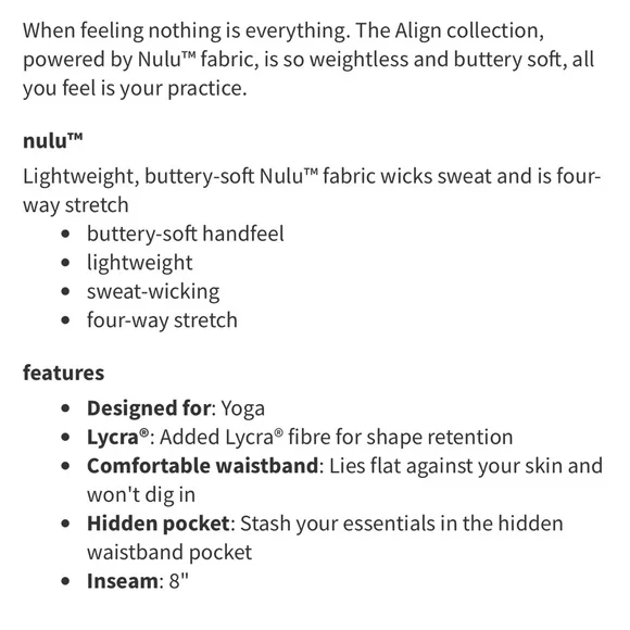 Lululemon Align Short 8"
Kaleidofloral Multi - Picture 9 of 9